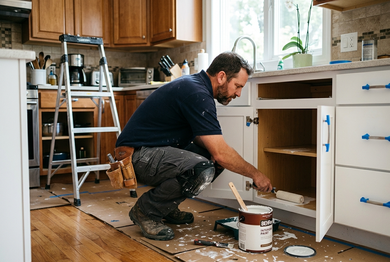 Kitchen Cabinet Painting