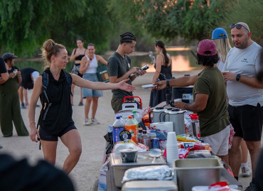 Outdoor Catering Setup