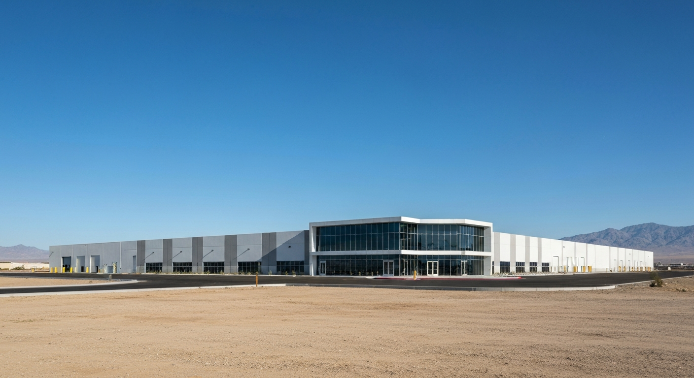 Commercial real estate and industrial properties in Lancaster, California