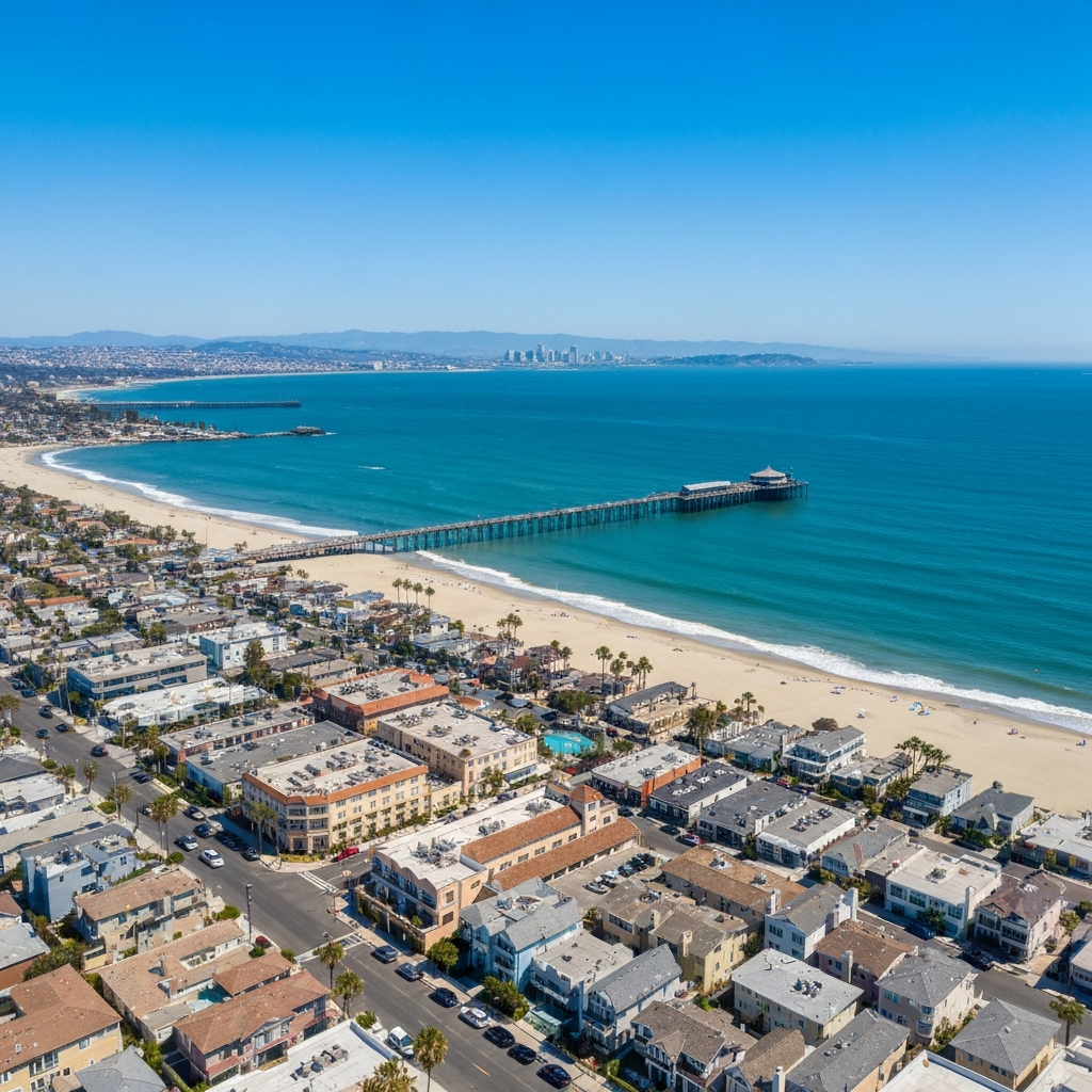 Coastal retail and commercial real estate in Manhattan Beach, California