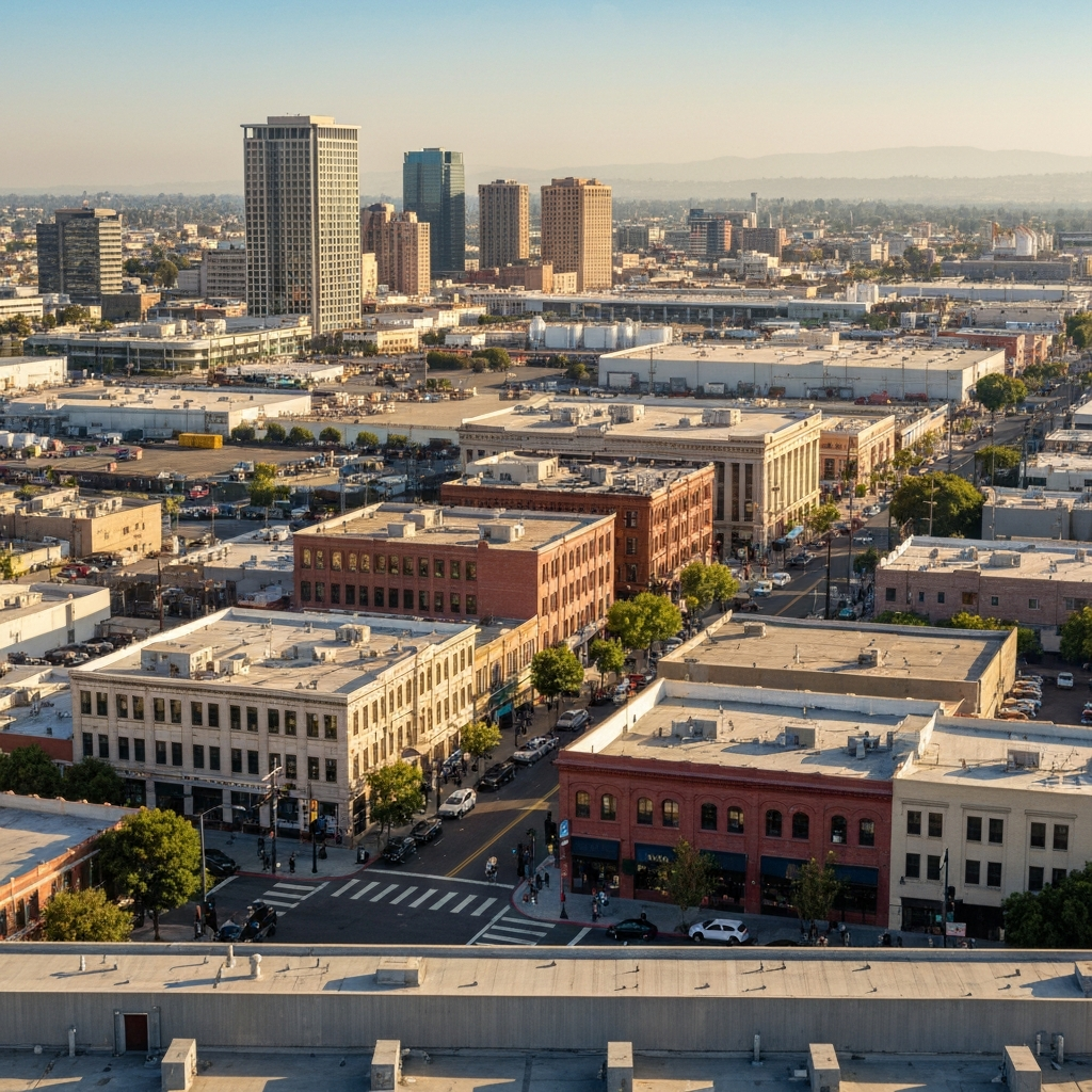 Commercial and industrial real estate in Bell, California