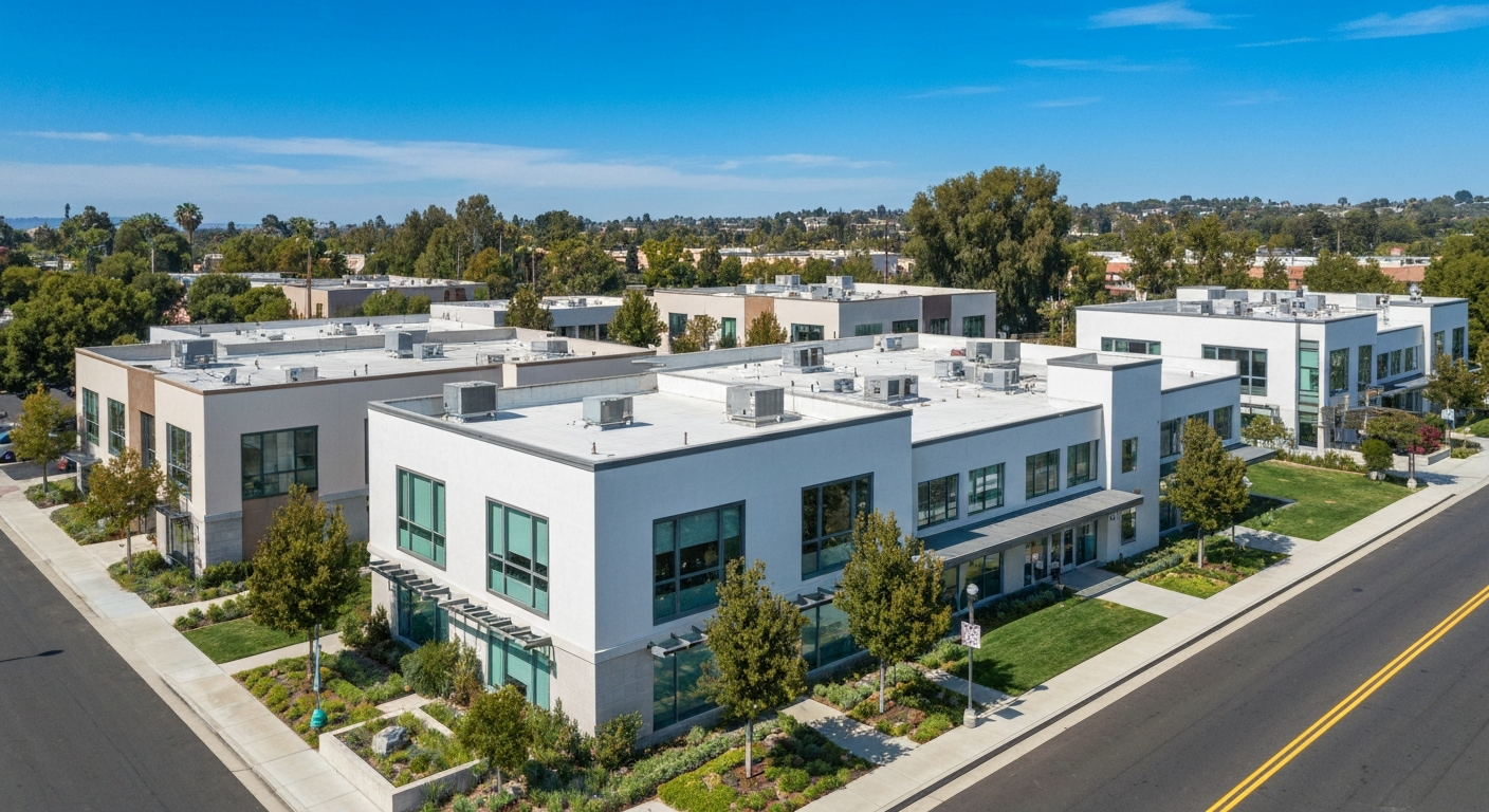 Boutique retail and professional office spaces in San Marino, California