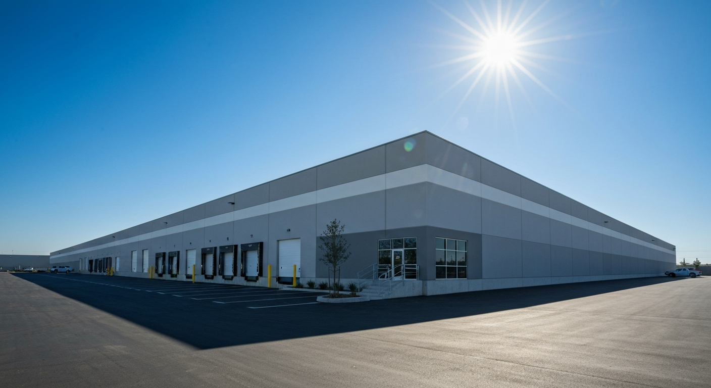 Infill industrial and retail centers in Baldwin Park, California
