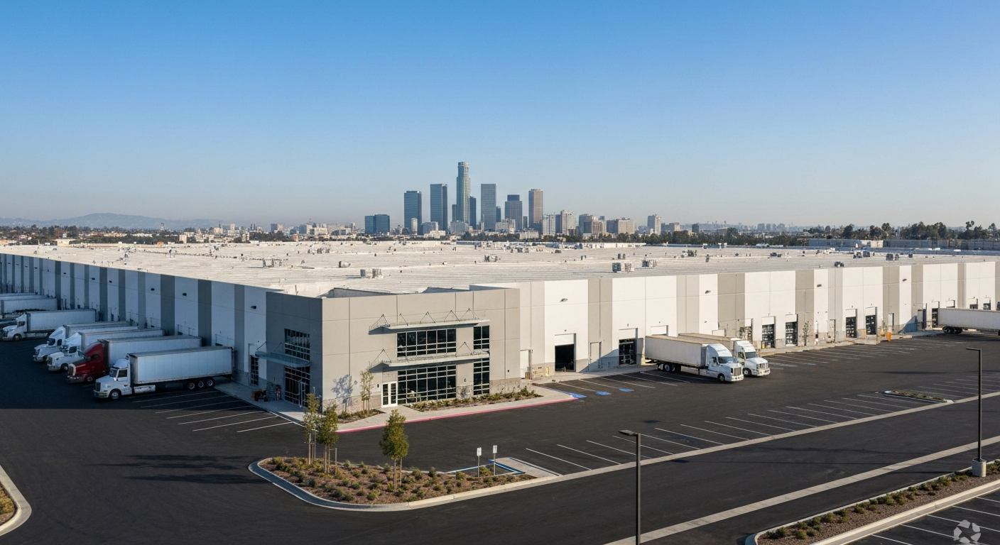 Logistics centers and refineries in Carson, California