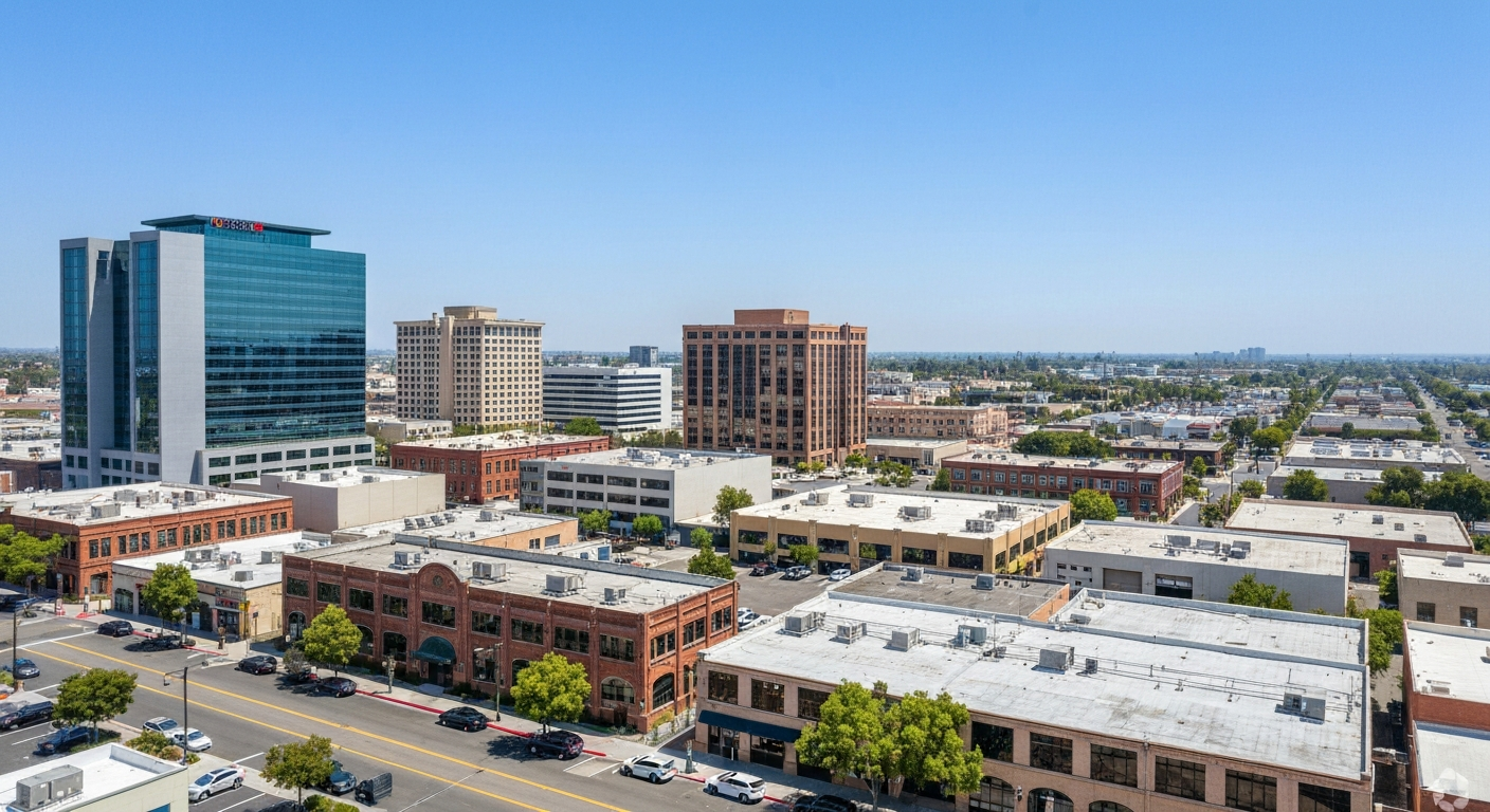 Industrial parks and commercial properties in Pico Rivera, California