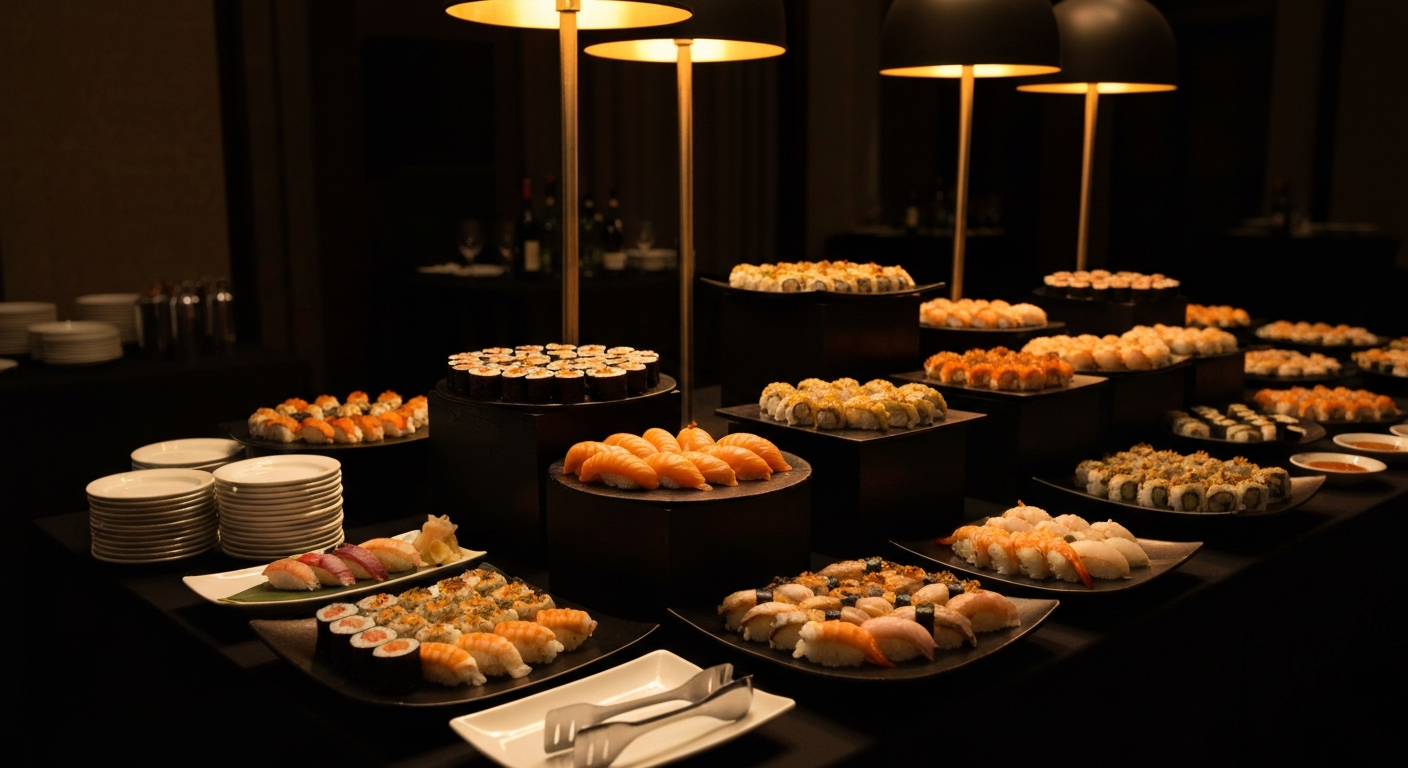 Sake Sushi Bar and Lounge atmosphere Montrose CA