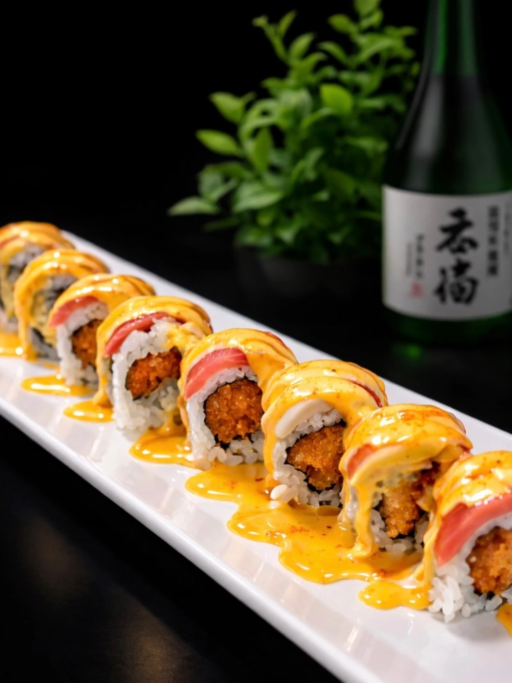 Signature sushi rolls at Sake Sushi