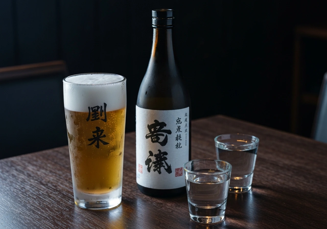 Sake and cocktails