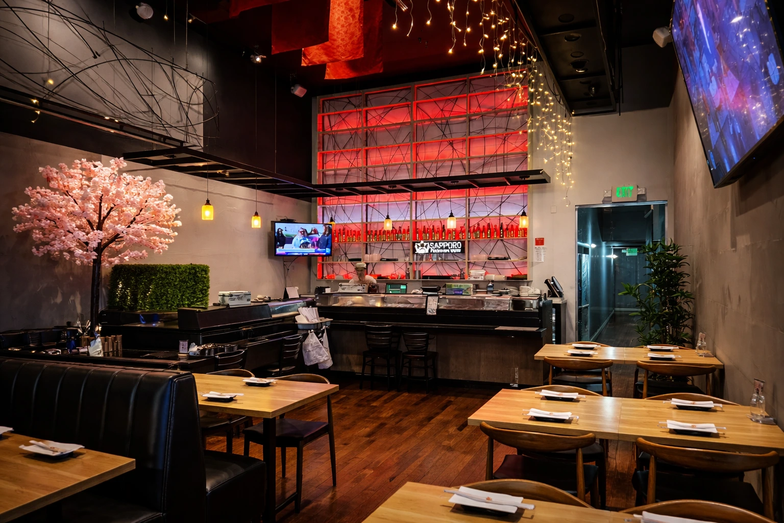 Sake Sushi Bar and Lounge atmosphere Montrose CA