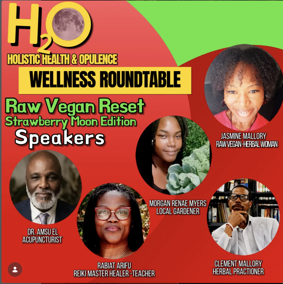H2O Wellness Roundtable: Raw Vegan Reset
