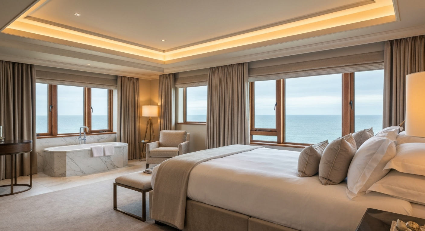 Softened Bedroom Interior
