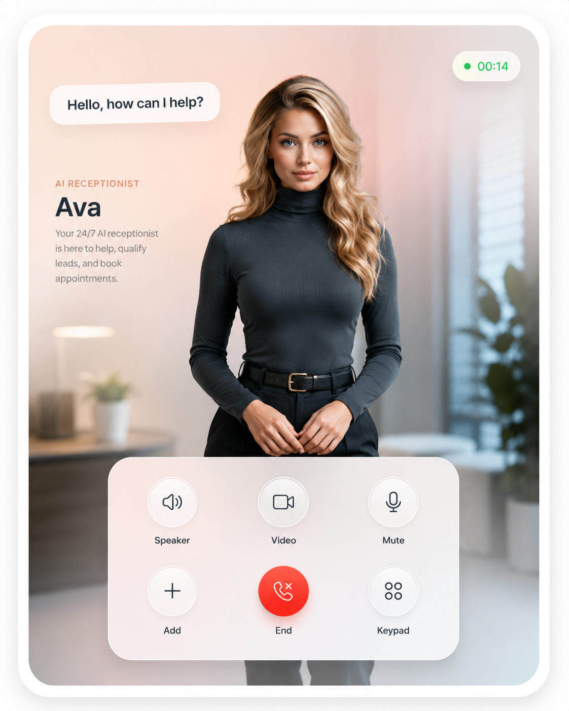 Ava AI Receptionist