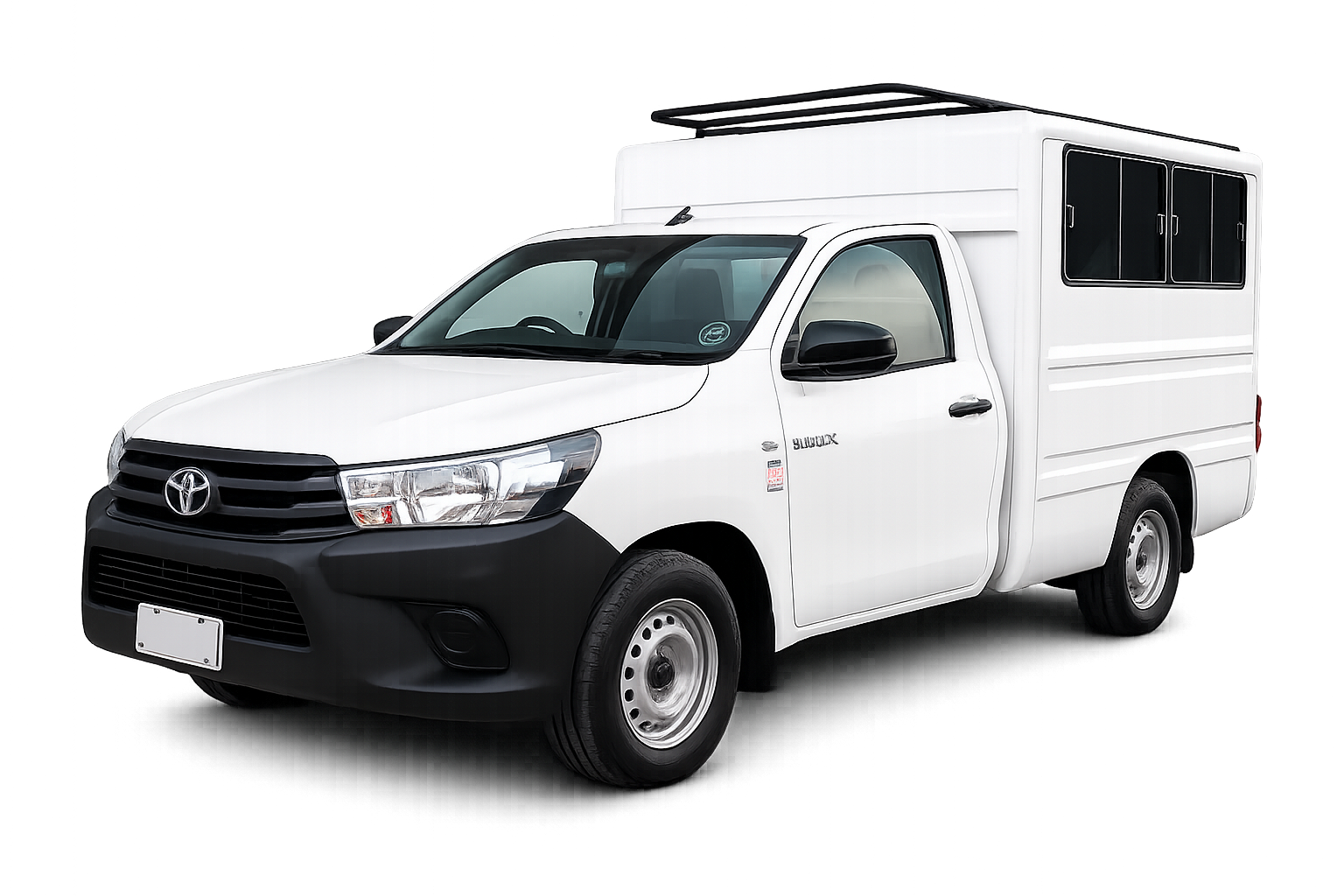 Toyota Hilux Cab (White) or Similar