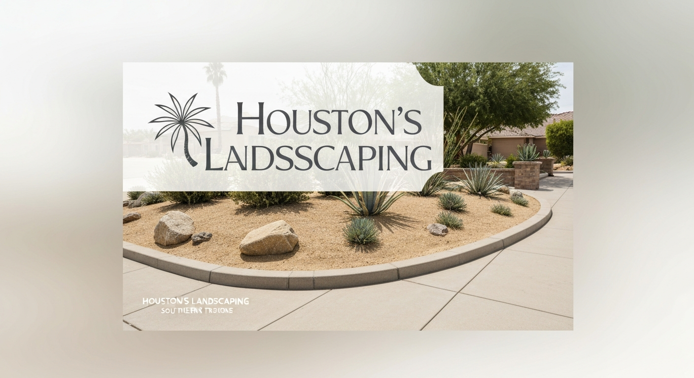 HOUSTON'S LANDSCAPING logo