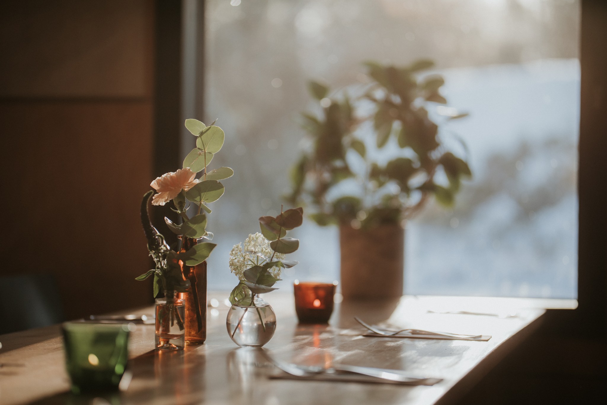 Tunnelmallinen pöytäkattaus