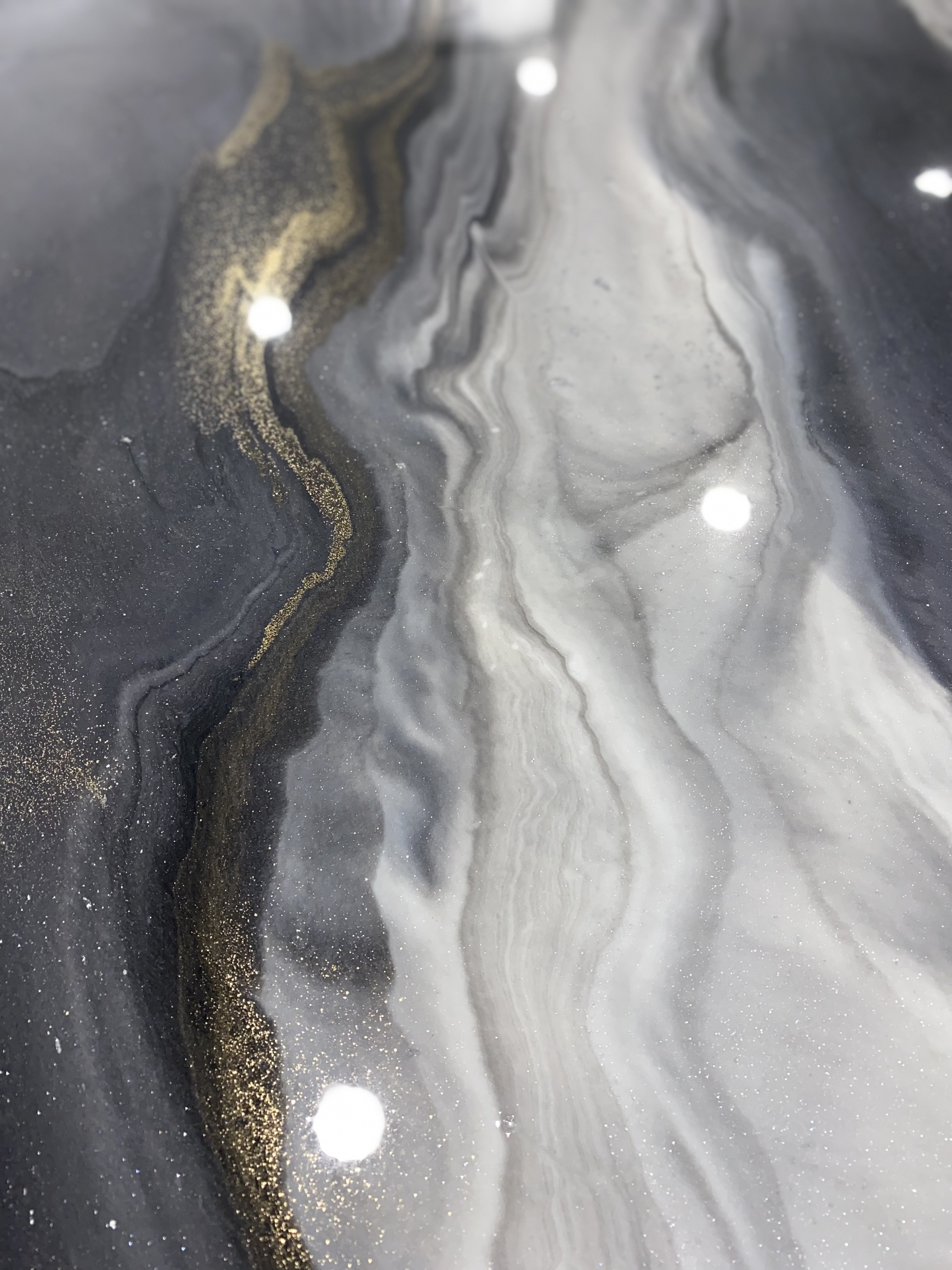 Black and gold marble texture