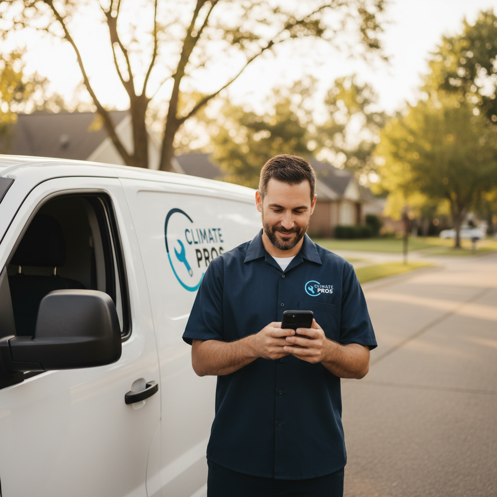 Automated 5-star review system dashboard for home service contractors showing Google review requests