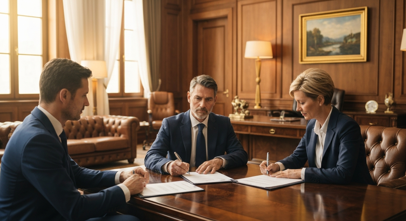 Firma de contrato