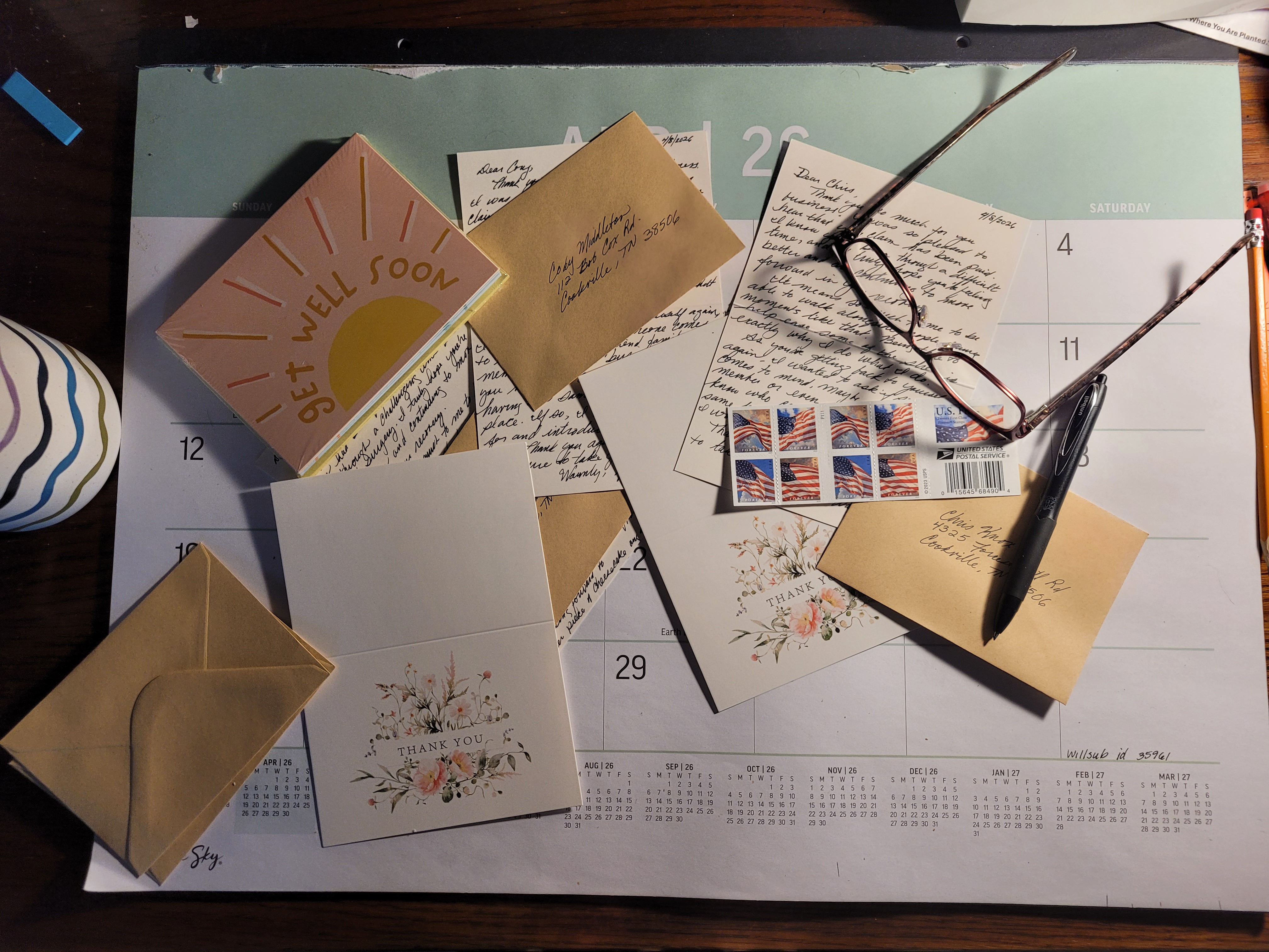 Custom personalized handwritten note by The Remembered Life Co.