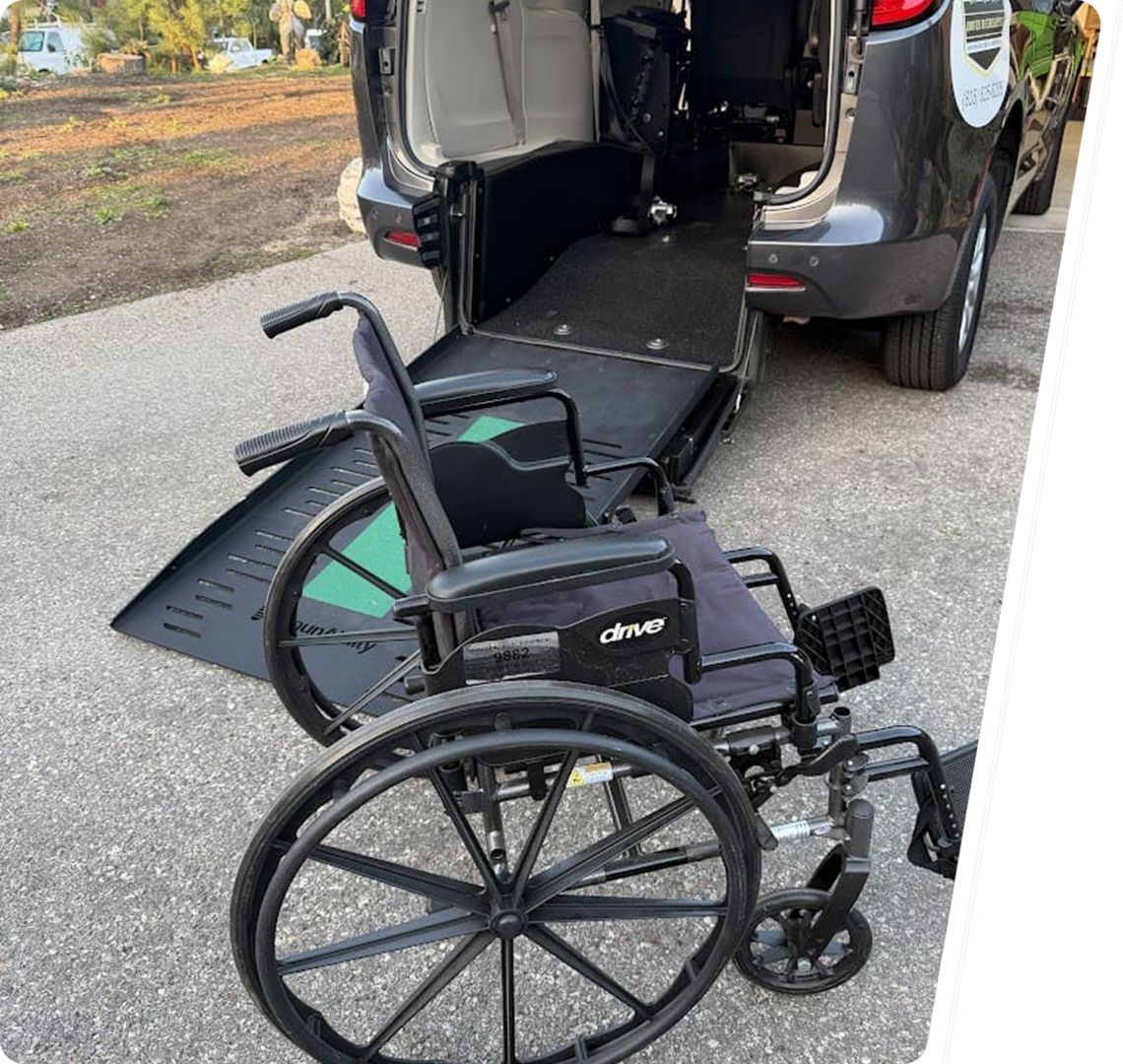 Wheelchair accessible van