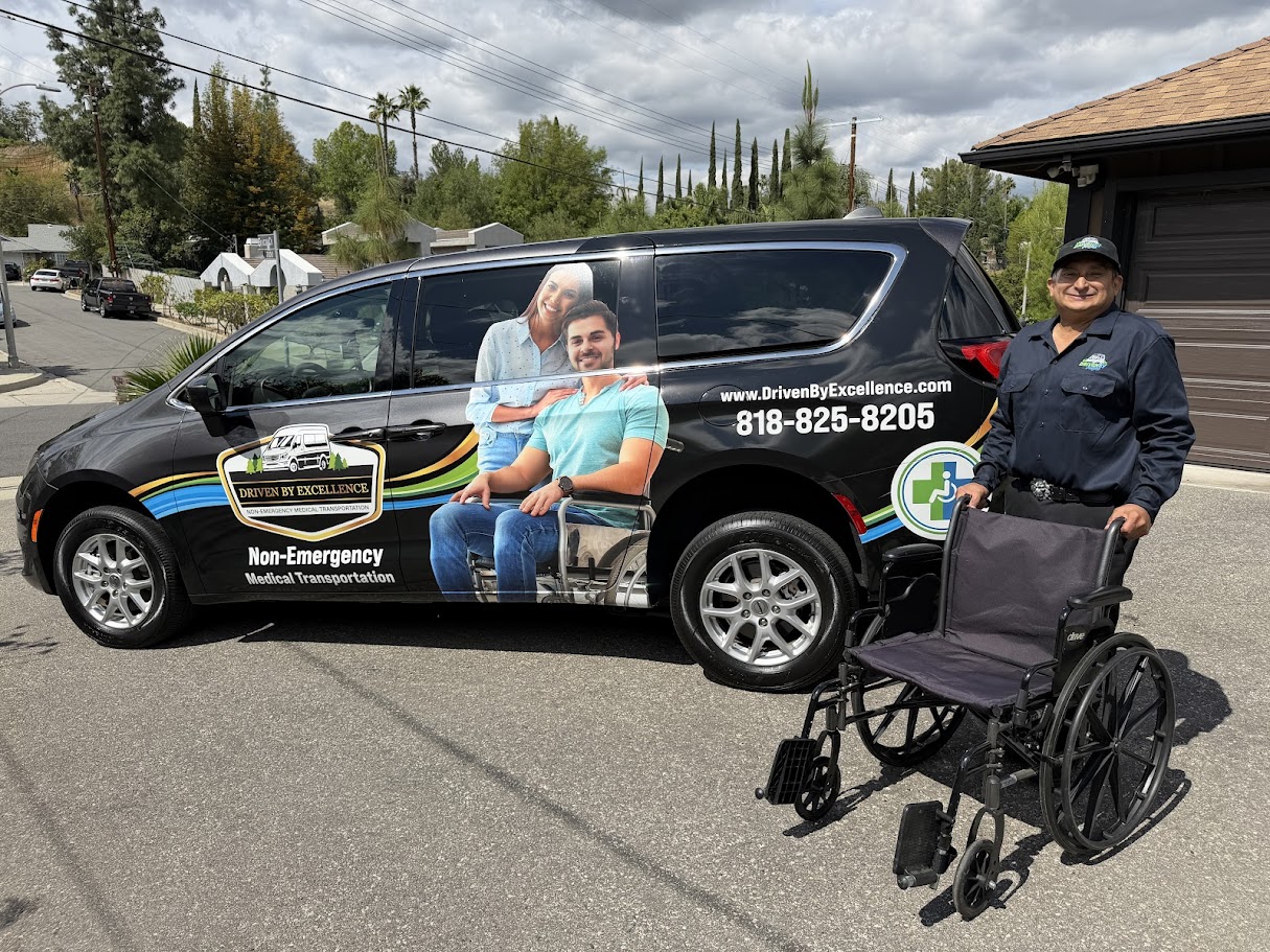 Driver with accessible van
