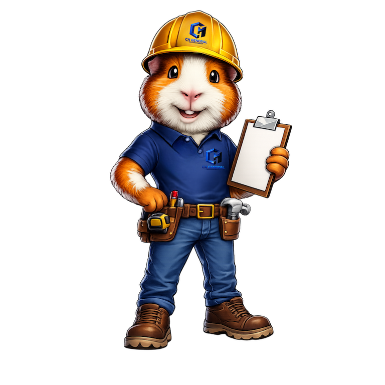 Friendly CH General Construction Mascot