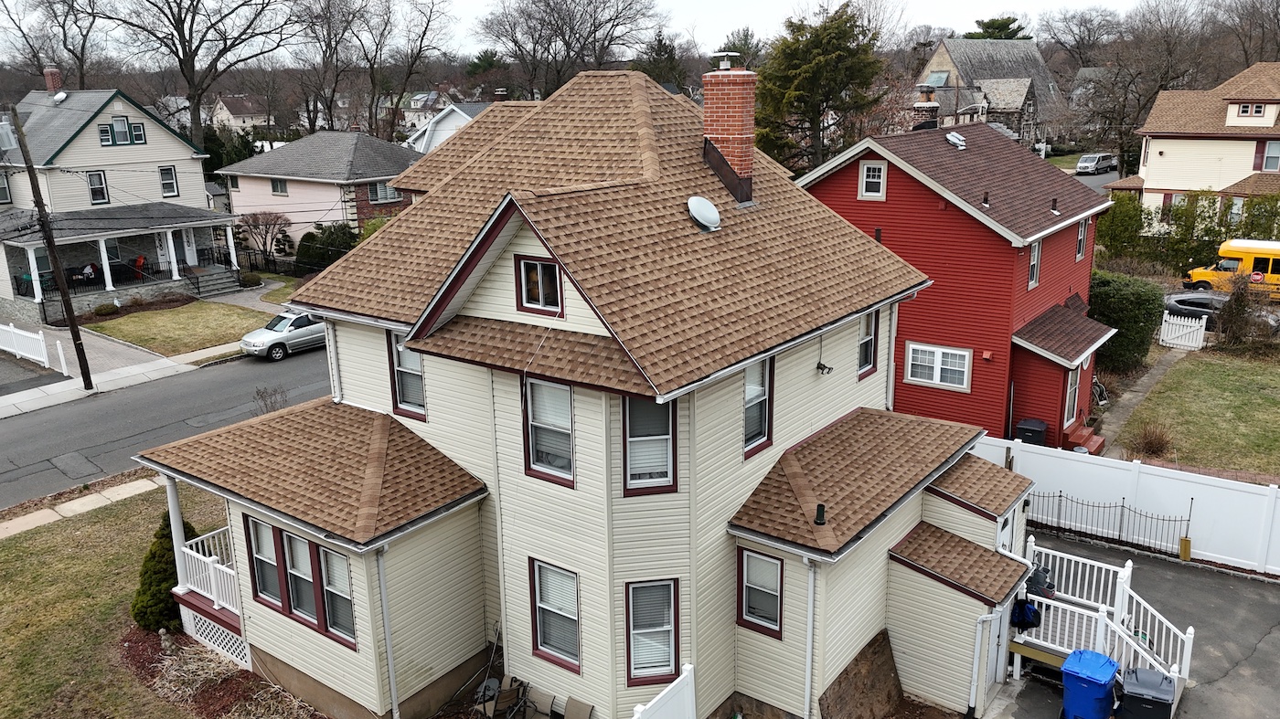 Beautiful new shingle roof installation