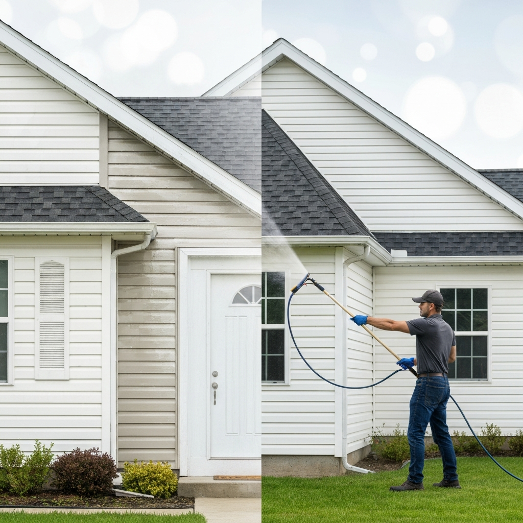 Soft Wash vs. Pressure Wash: Which One Does Your Home Actually Need?