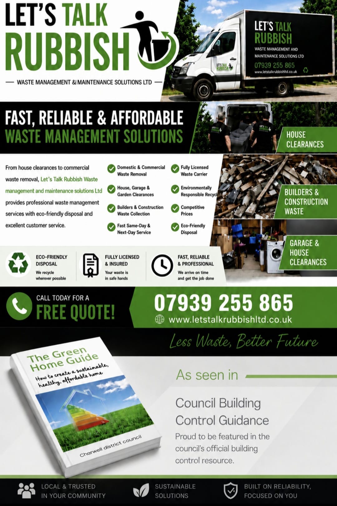 Let's Talk Rubbish Services Flyer
