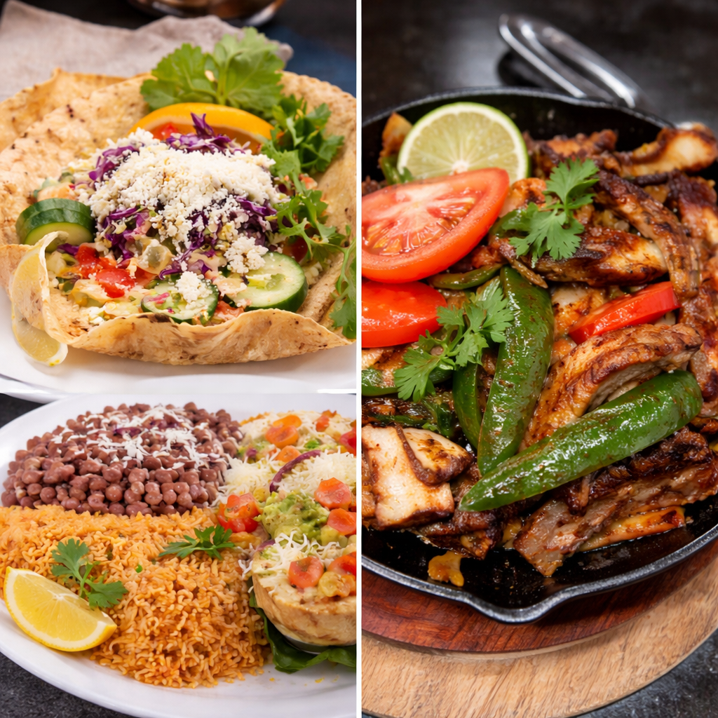 El Jardin Dishes Collage