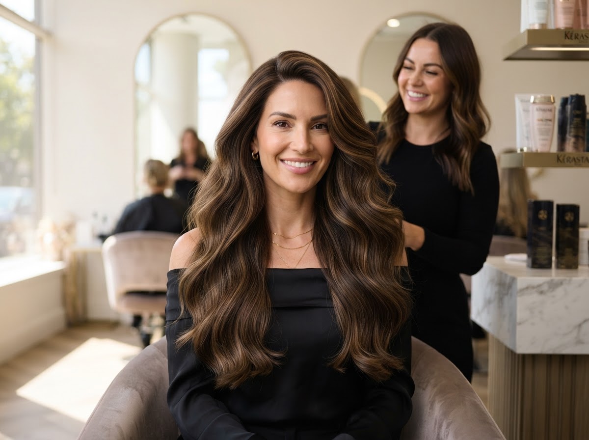 Volume & Shine — hair extension transformation by Luxe Hair Concierge