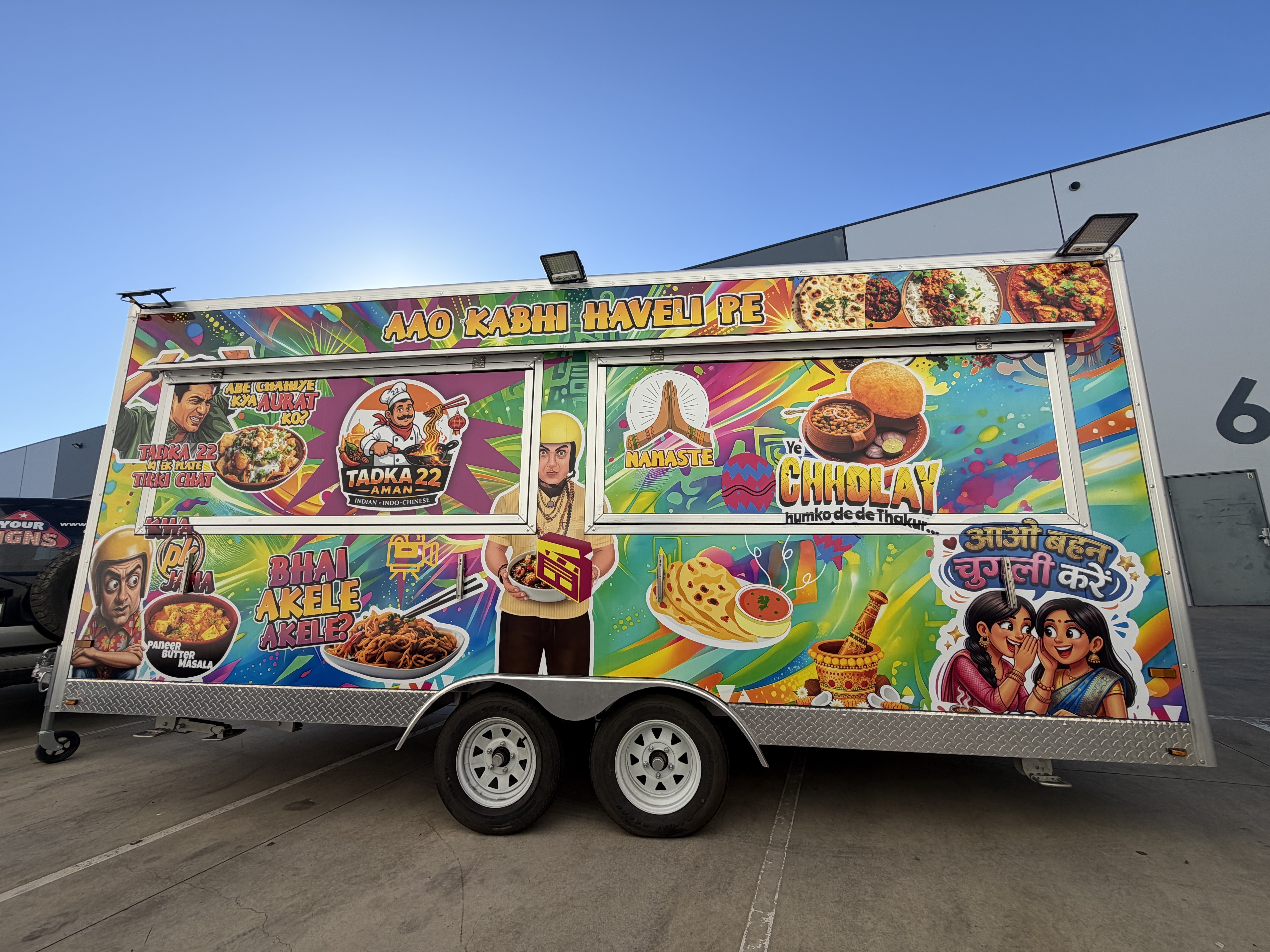 Tadka 22 Food Truck Side View