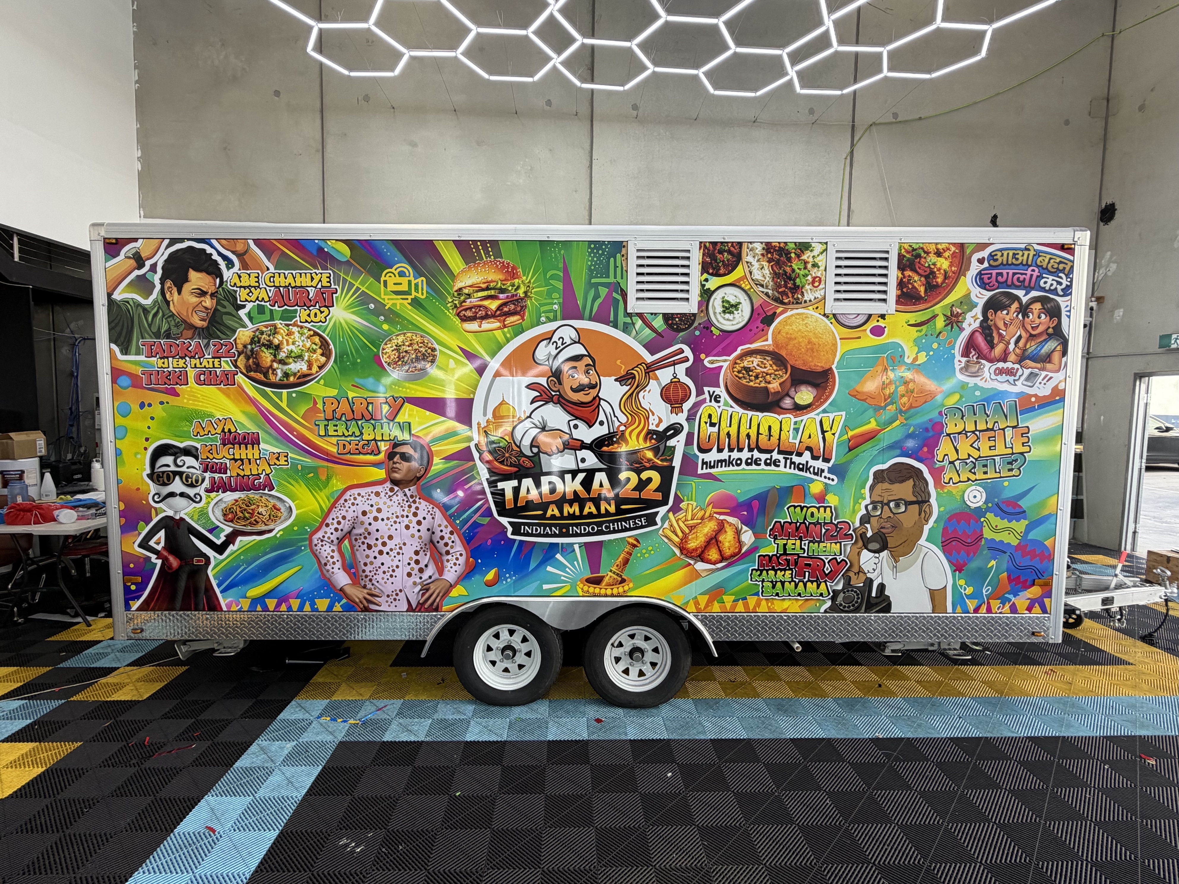 Tadka 22 Food Truck Wrap