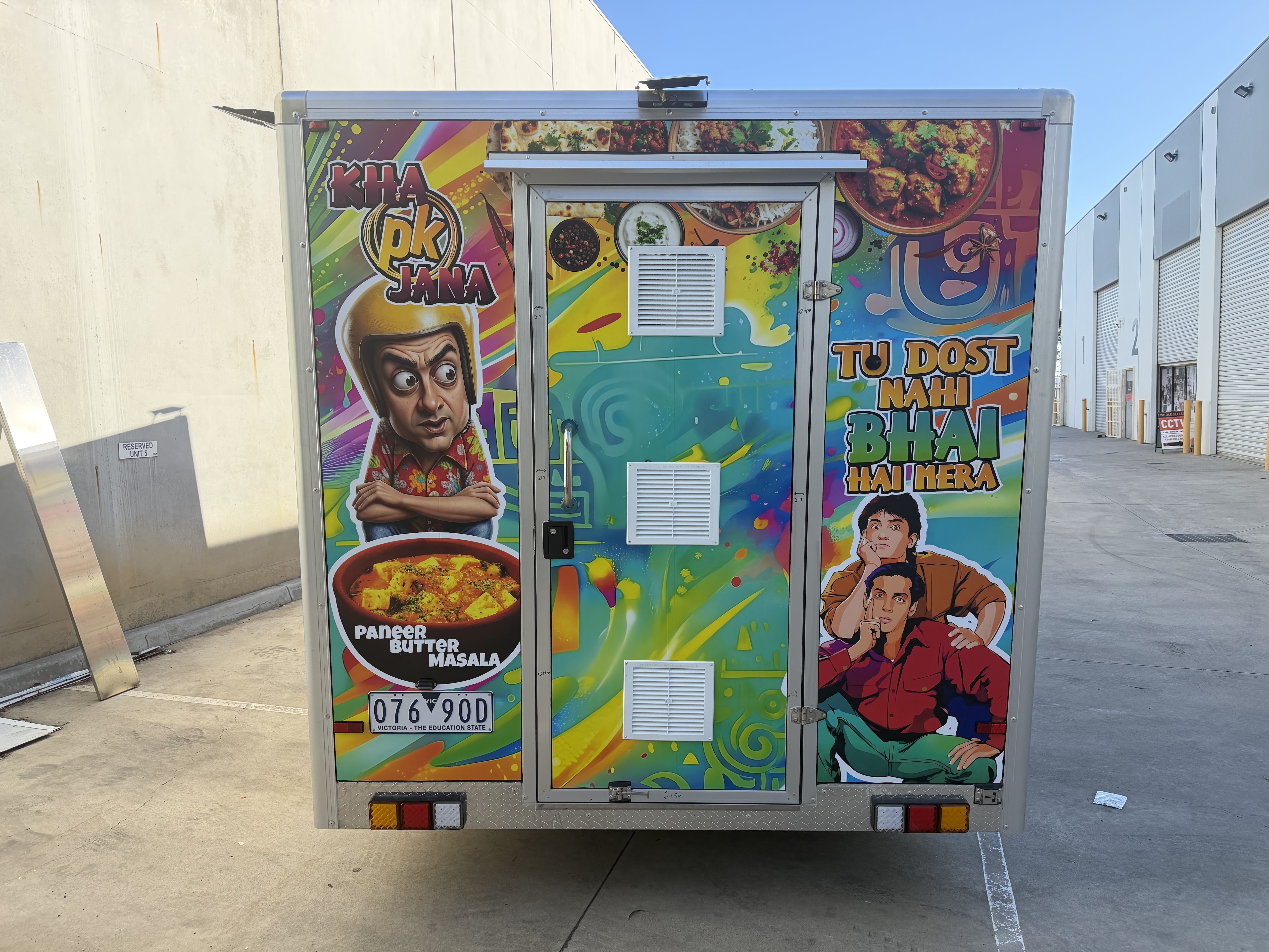 Tadka 22 Food Truck Rear View