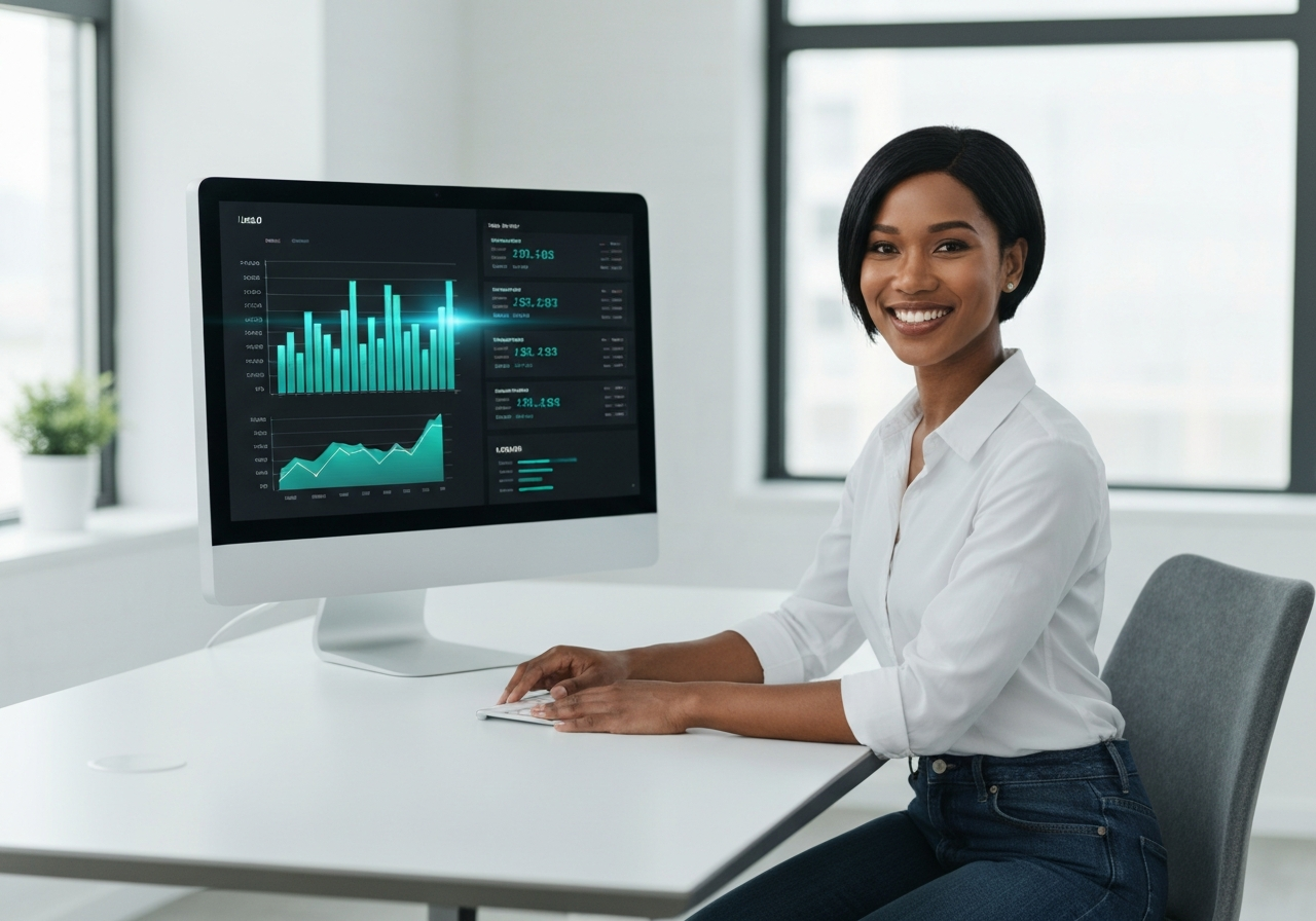 Affiliate partner viewing their dashboard commissions