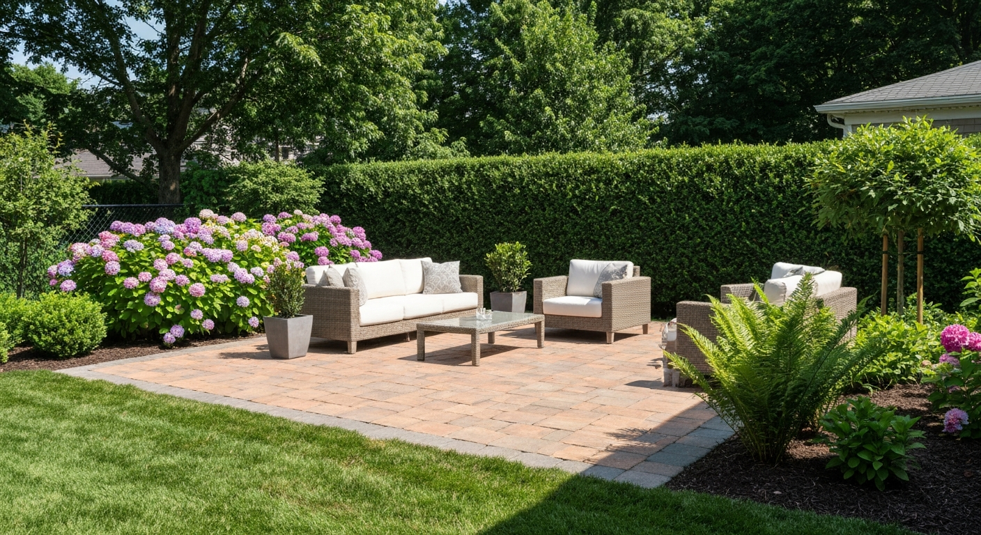 Beautifully designed paver patio in Alachua County, FL