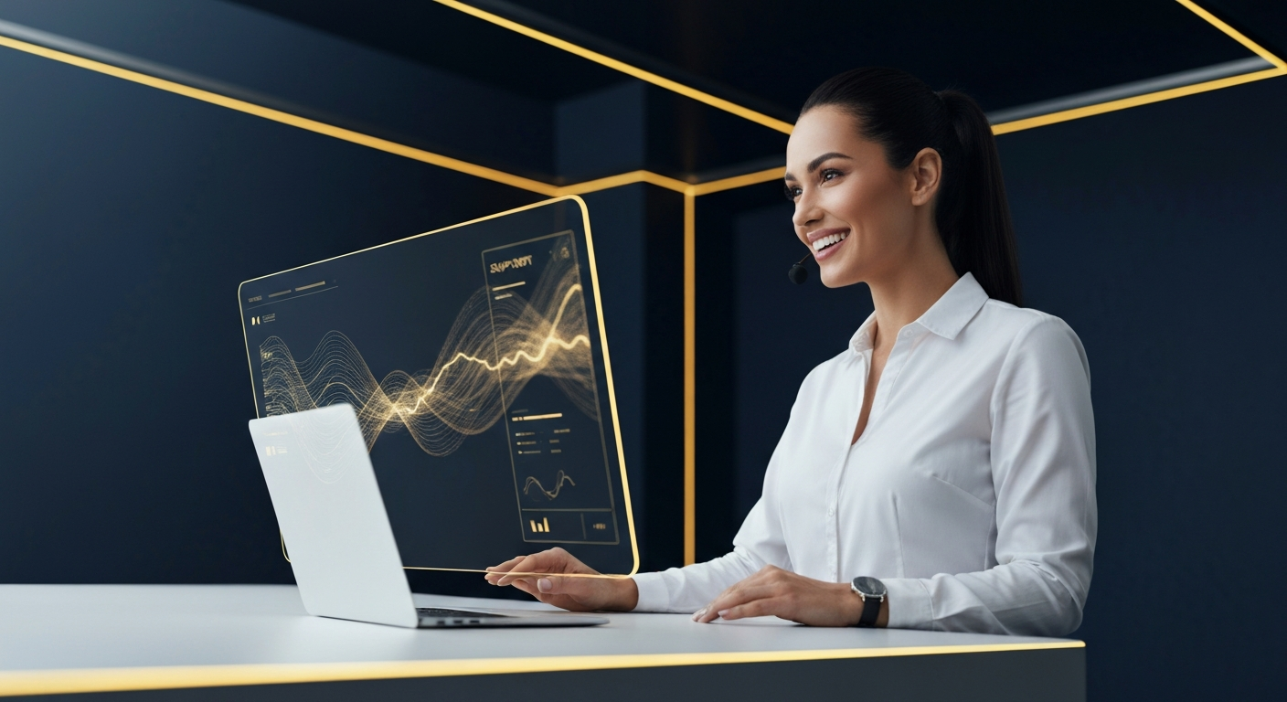 AI Agent working alongside a professional