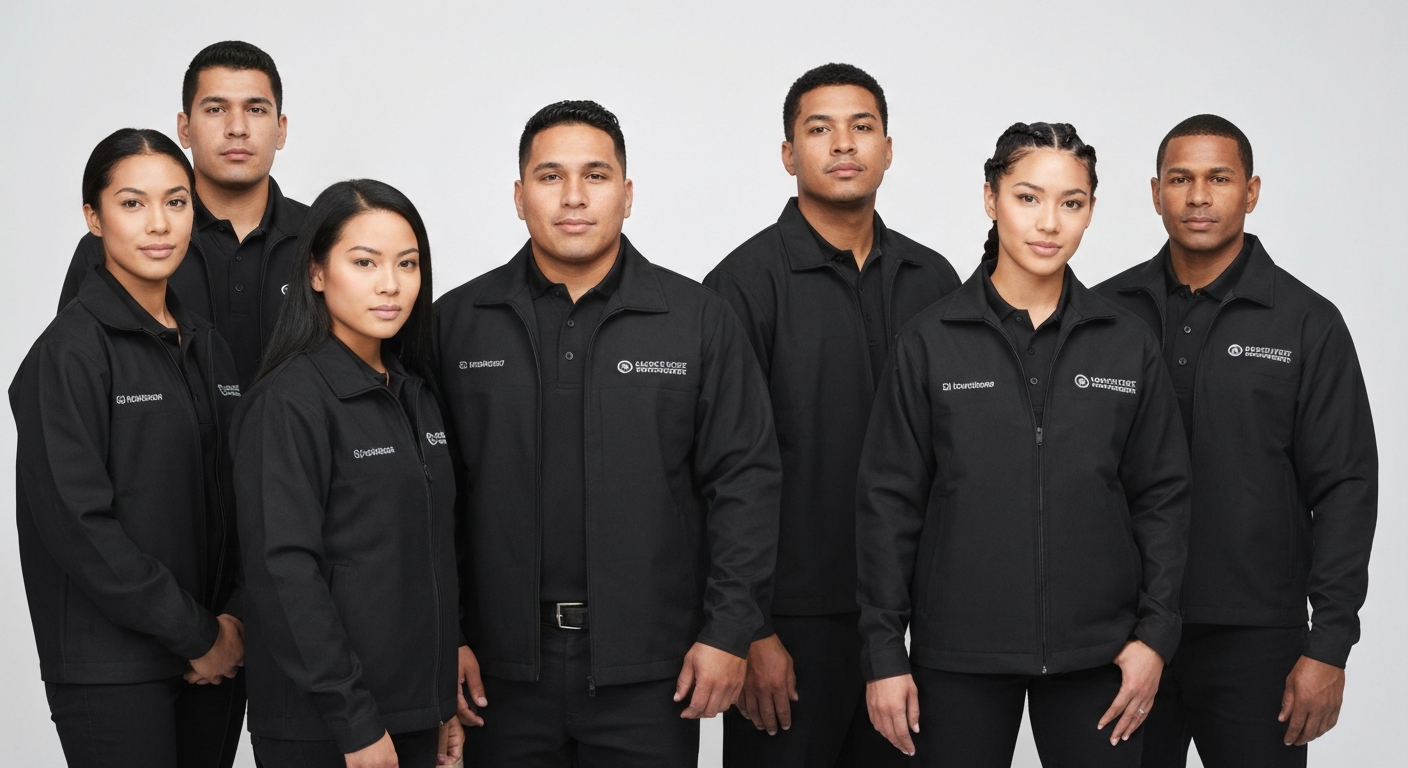Professional branded workwear