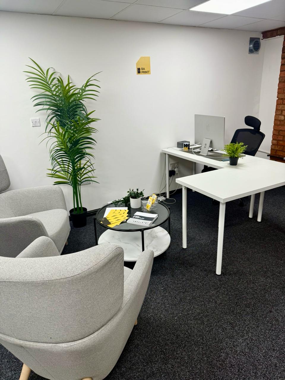 Inside BA Print office