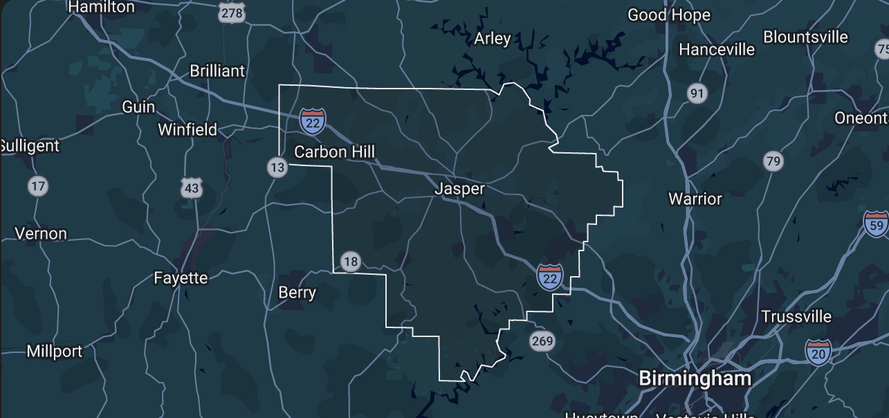 Walker County Map