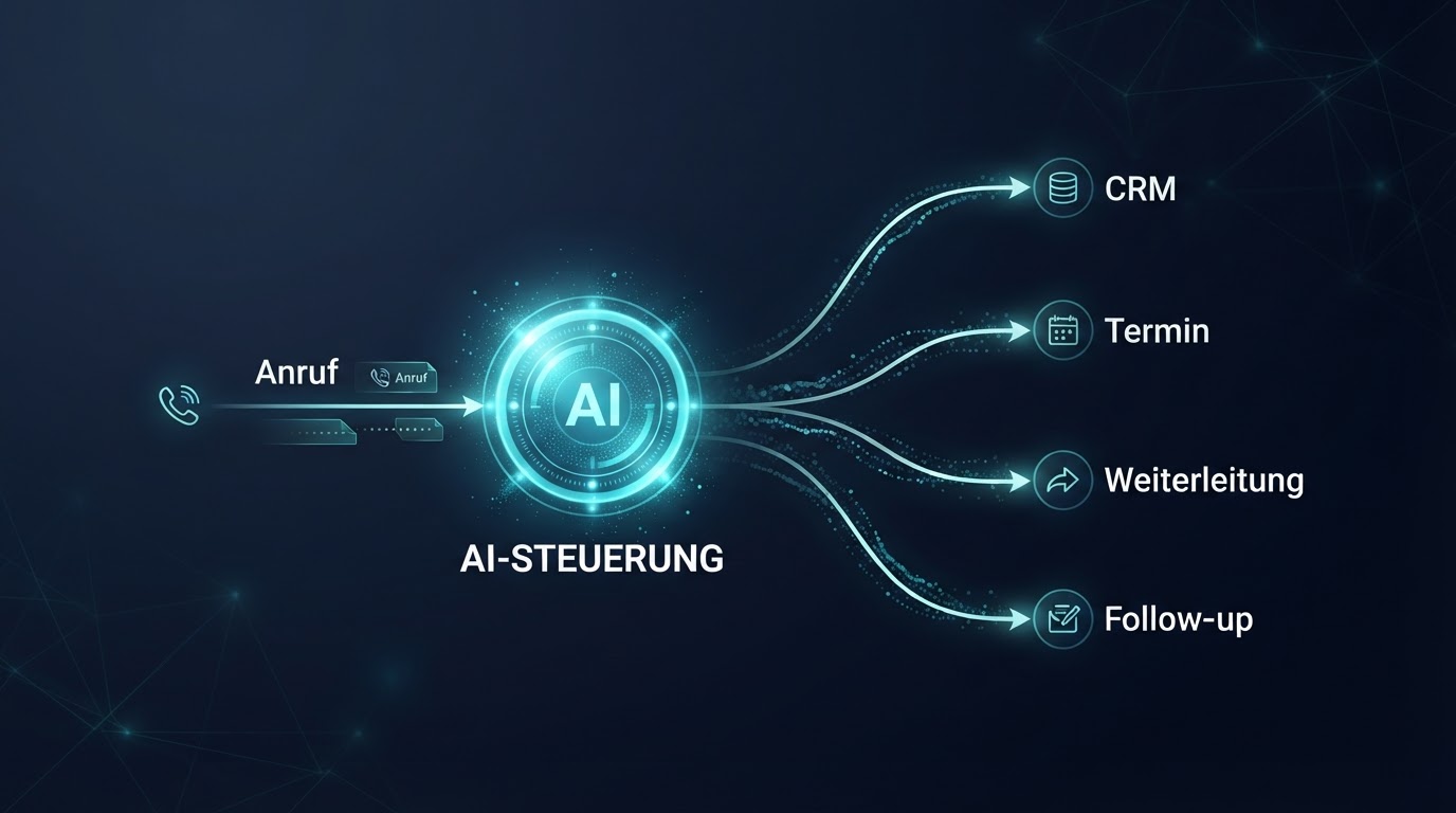 KI-Telefonassistent für Unternehmen – Voice AI im PS-Cockpit von Papke & Scholl