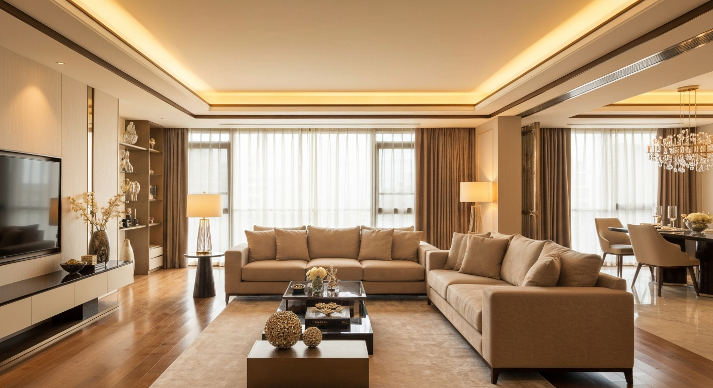 Inviting modern living room for new NuBNB property listings