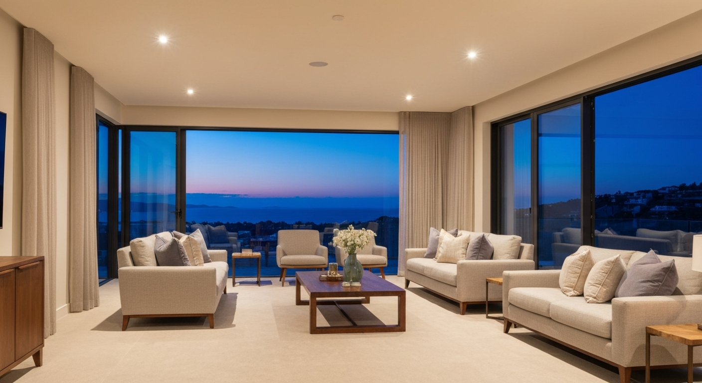 Comfortable modern living room managed by NuBNB