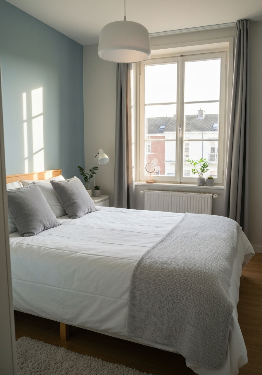 Clean, move-in ready bedroom for insurance placement