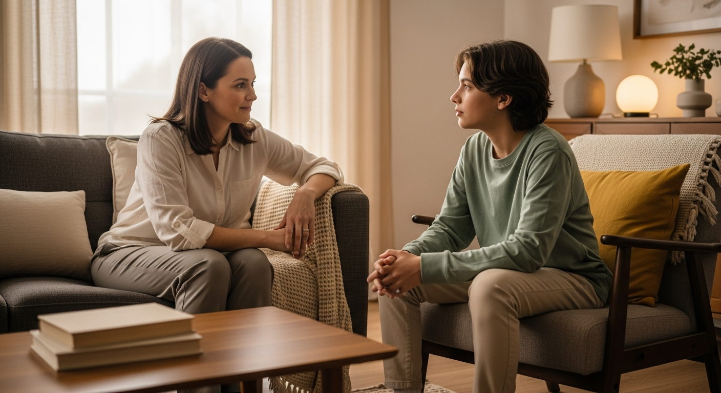 Caregiver receiving supportive care