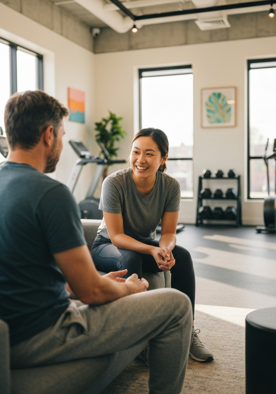 Supportive therapy and wellness session