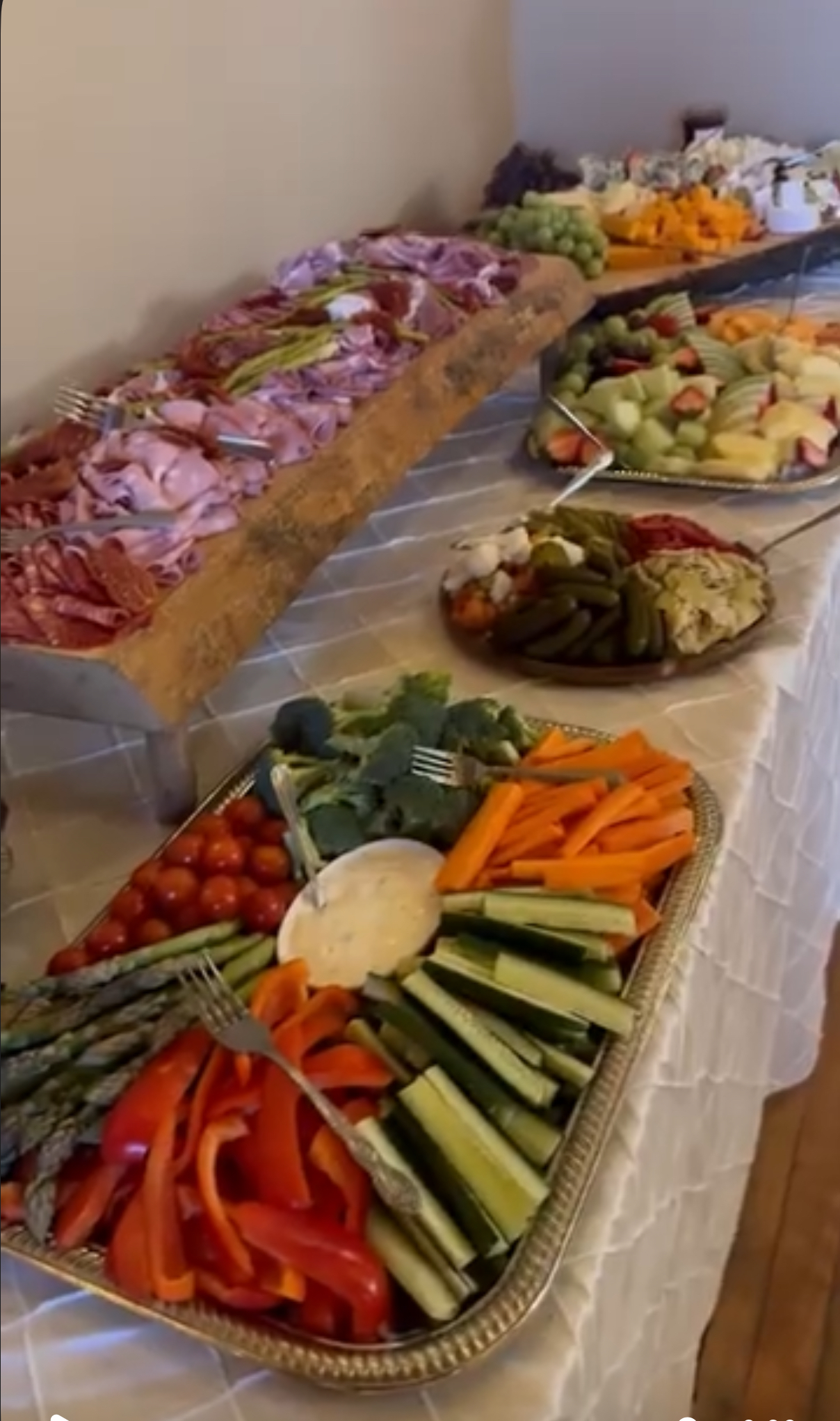 Women Celebrating Women food