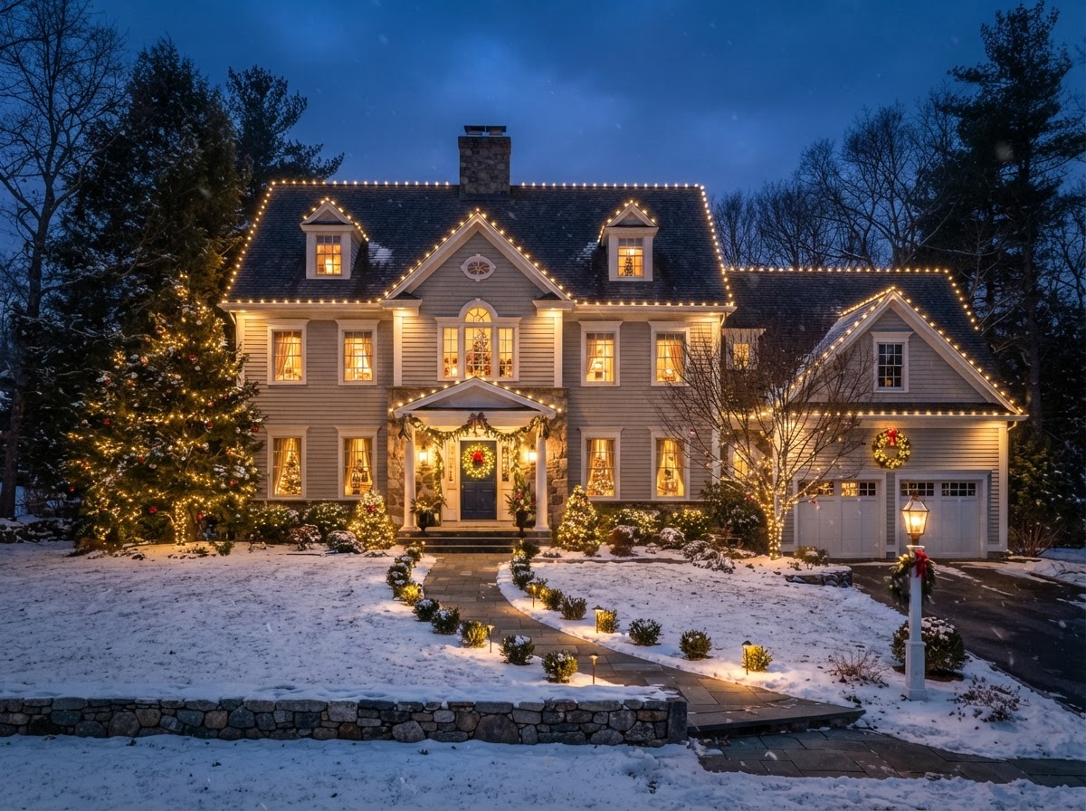 Christmas Light Decoration - A-Team Services LLC