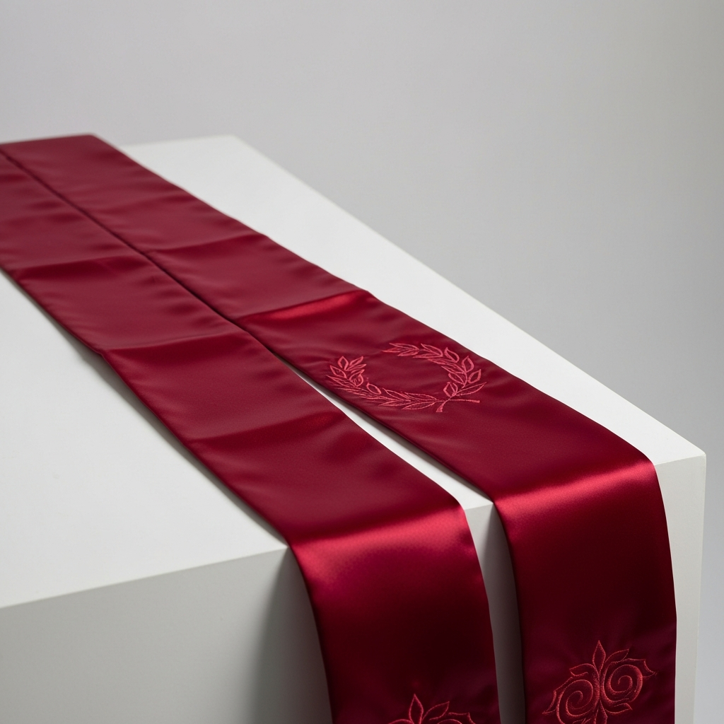 Custom graduation stole