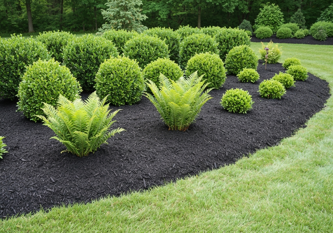 mulch installation Cleveland OH landscaping